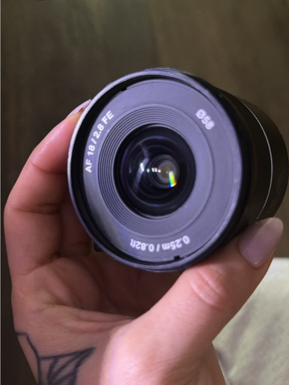 Rokinon AF 18mm 2.8 FE Sony lens